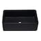 Alfi Brand 33" Black Reversible Sgl Fireclay Farmhouse Kitchen Sink AB3320SB-BM - alternate 6